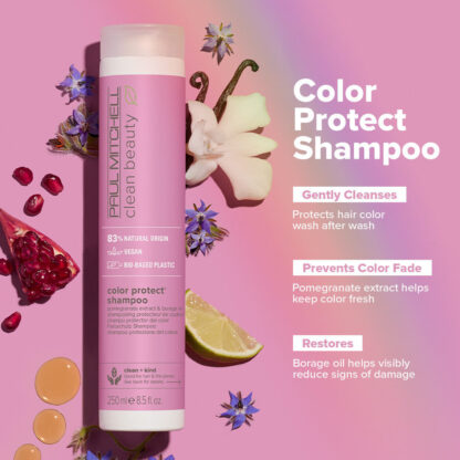 Шампунь для фарбованого волосся Clean Beauty Color Protect Shampoo - Зображення 2